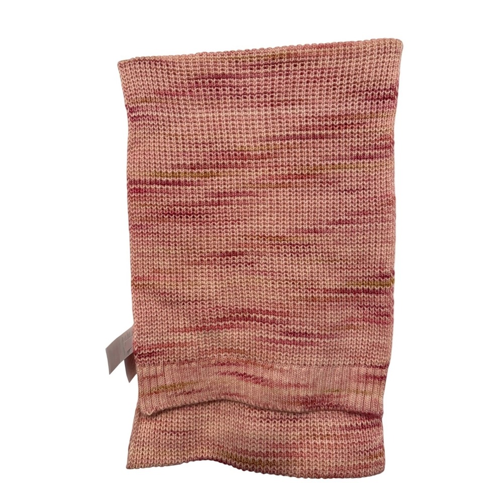 J Crew Women's One‎ Size Multicolored Striped Knit Neck Warmer Scarf 12" x 70"